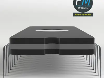 EPROM chip 3D model
