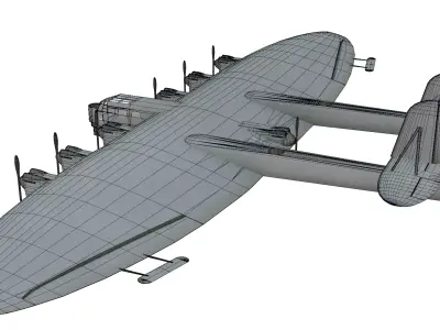 Kalinin K7 Low-poly 3D model