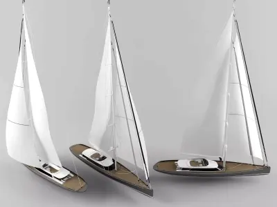 Kokomo superyacht 3D model