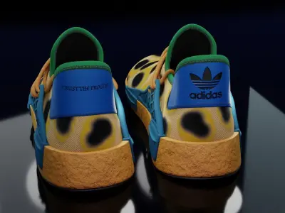 Adidas HU Animal Print  Free 3D model