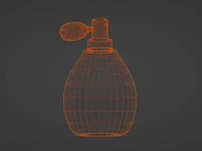 Vintage Perfume Bottle 3D model