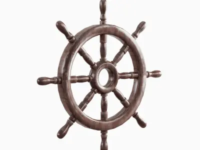 Vessel Wheel 02 3D model
