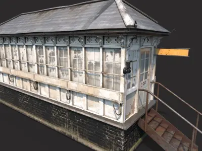 Old Signal Box 3D model