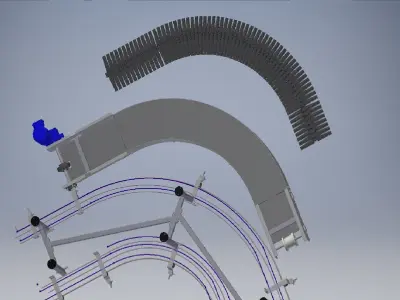  Belt Conveyors Systems 3D model