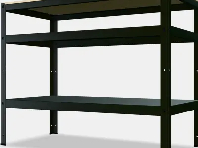 BROR Work bench Low-poly 3D model