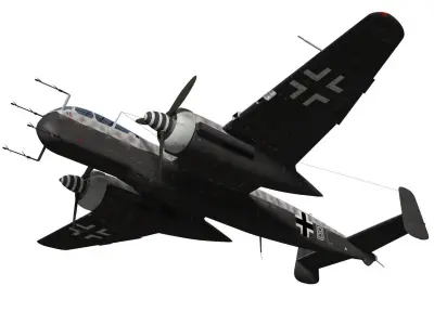 Heinkel He 219 Uhu 3D model buy
