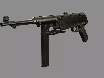 IMI Uzi ZX Low-poly 3D model Low-poly 3D model