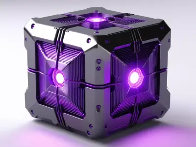Futuristic SciFi Energy Core 3D model