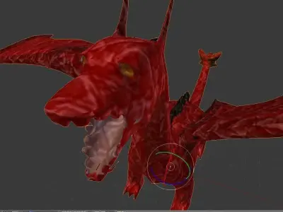 Dragon Low-poly 3D model order