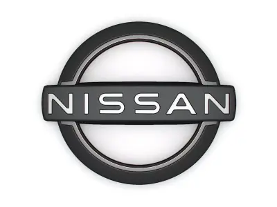 nissan logo 3D model V1
