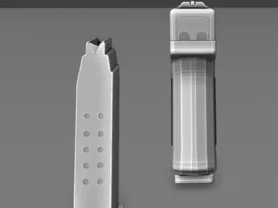 glock 19x pistol Low-poly 3D model