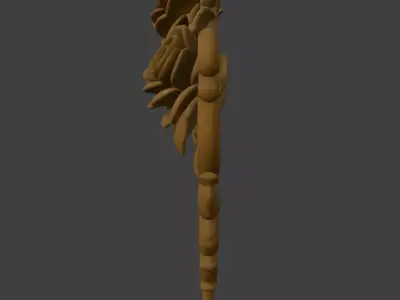 VICTORIAN ROSE COMB 3D print model