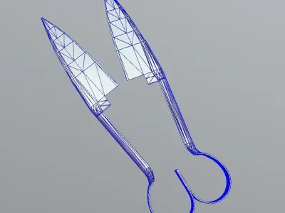 Sheep Scissors Low-poly 3D model