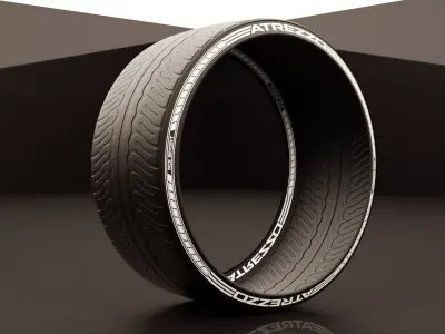race car tyre 3D model