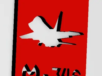 M-346 AIRCRAFT KEYCHAIN 3D STL 3D print model