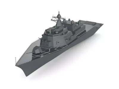 destroyer 3D model by Funcb