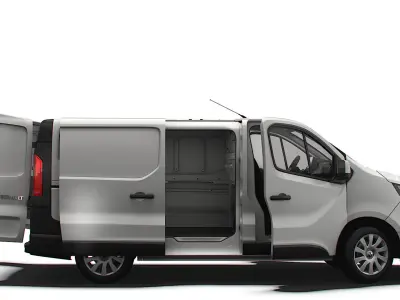 Renault Trafic L1H1 HQInterior 2023 3D model