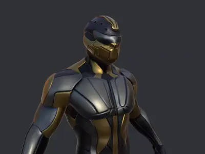 sci fi suit 3D model