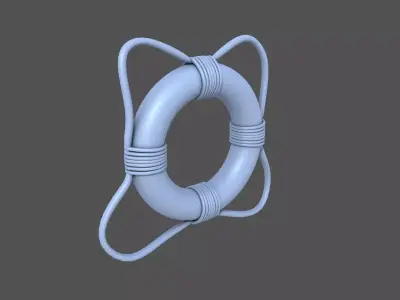 Lifebelt - Commercial license - 1-72 scale 3D print model