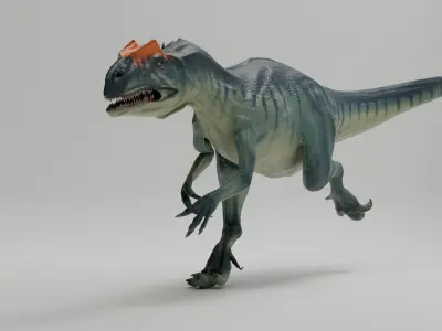 Realistic Animated Dinosaur - Rigged Textured Game Ready  3D model