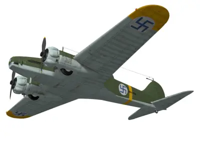 Avro Anson Mk1 early 3D model buy