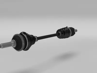 Half Axle 3D model