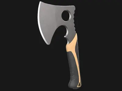 Axe Hatchet Low-Poly PBR GameReady Low-poly 3D model