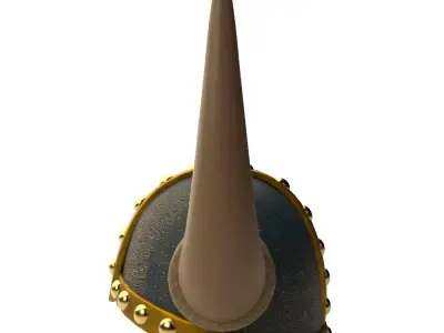 Viking Horned Helmet - Blender 3D model
