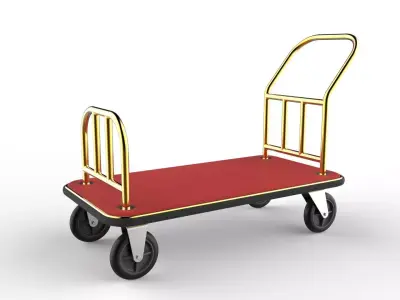 Hotel Trolley 04 3D model