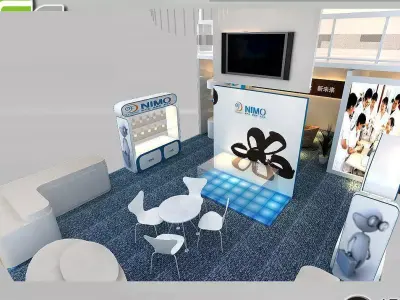 Exhibition - Area -6X9-3DMAX2012-010 3D model