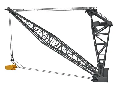 Dragline Excavator Bucket 3D model