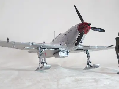 Yak-9 3D print model