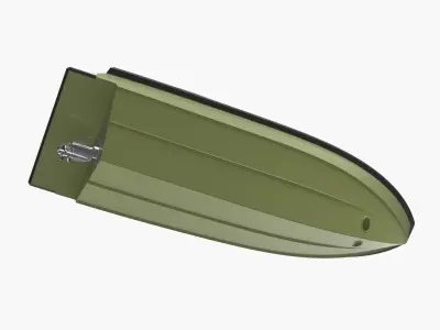 8 Meter Yacht Tender Runabout  3D model