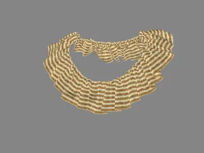 Dress collars scarves and necklaces decorated 3d models 3D model 3