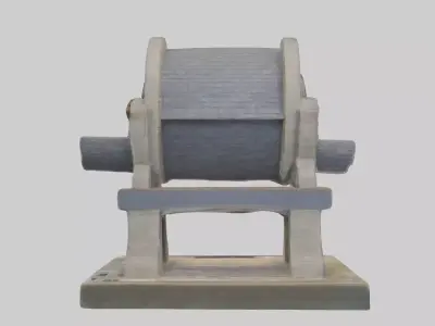 Stonemill Model Low-poly 3D model