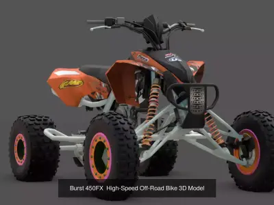 450cc Motocross  Enduro Bundle  5 Elite 3D Models 3D Model Pack