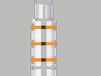 Scoop Stretcher Low Poly Low-poly 3D model