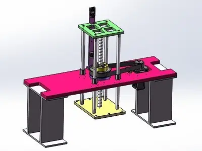 Z axis manipulator 3D model