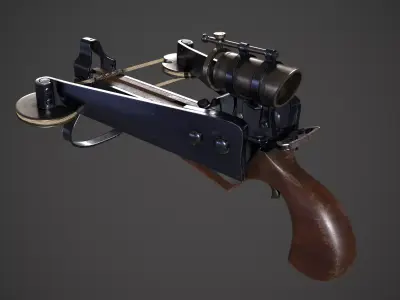 medieval crossbow Low-poly 3D model order