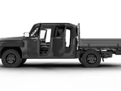 Kia Tasman Chassis 2026 HQ 3d model 3D model