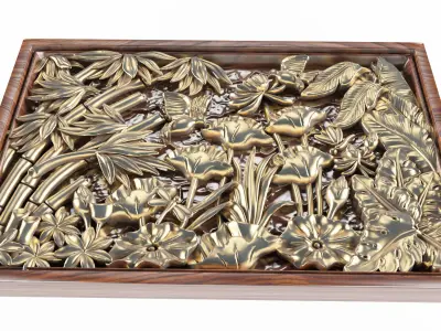 stereoscopic panel 3D model