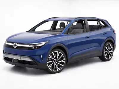 Volkswagen ID Tiguan Modern Electric SUV 3D model
