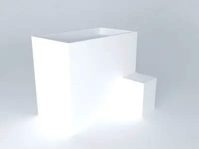 Industrial cube Free 3D model