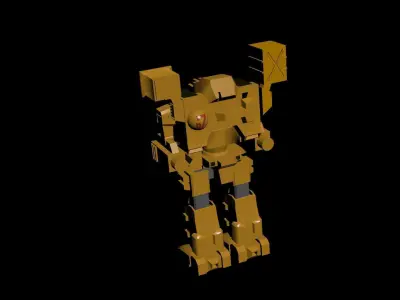 Destroid Tomahawk MBR-04 MK IV Low-poly 3D model