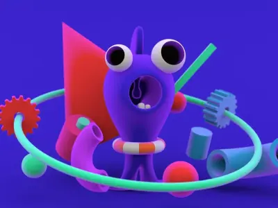 3D Illustration Fish - Fish Model - Arnold Render Free 3D model