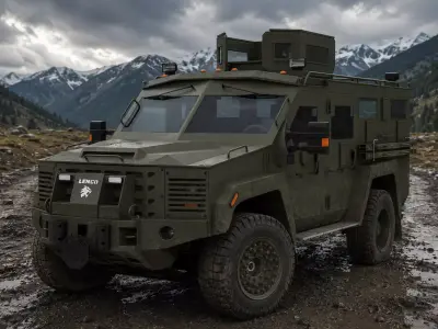 Lenco BearCat G3 Armored Vehicle  3D model