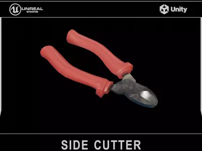 Side Cutter Low-poly 3D model