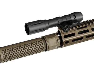 FUEL MODLITE RIFLE LIGHT PACK Low-poly 3D model