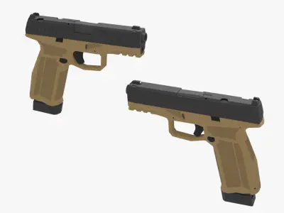 Arex delta Low-poly Low-poly 3D model