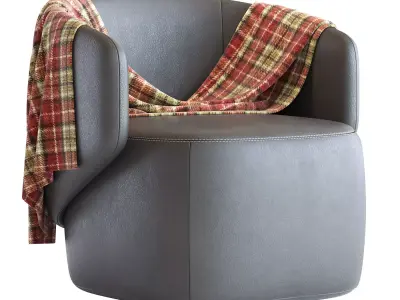 Crescent  Armchair 3D model